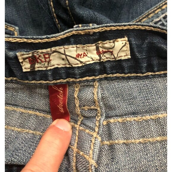 BKE Mya Skinny Jean Womens Size 26,5x31 Stretch Blue Jeans - Picture 4 of 7